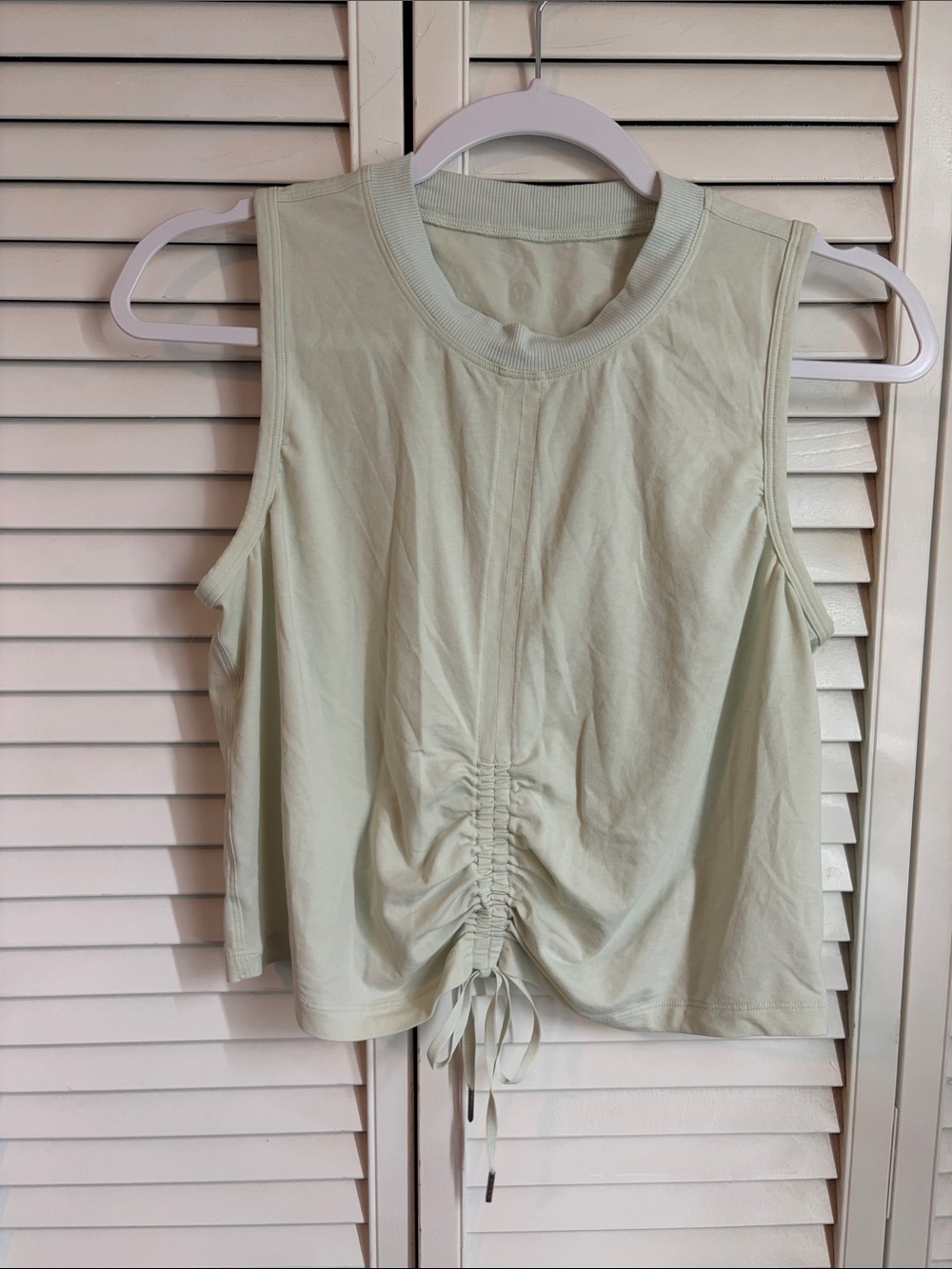 Lululemon Cinch Me Up Tank Top Size 6 Springtime Mint Green